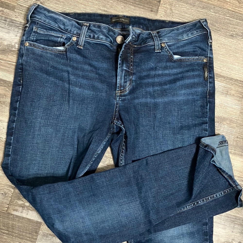 Silver Suki Slim Bootcut Jeans